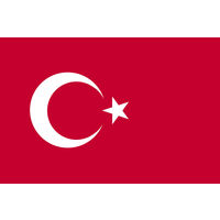 東京製旗 トルコ国旗（卓上旗16×24ｃm) 406485 1枚（直送品）