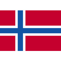 東京製旗 ノルウェー国旗（卓上旗16×24ｃm) 406581 1枚（直送品）