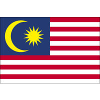 東京製旗 マレーシア国旗（卓上旗16×24ｃm) 406705 1枚