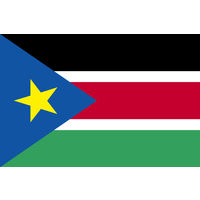 東京製旗 南スーダン国旗（卓上旗16×24ｃm) 406725 1枚（直送品）