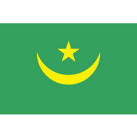 東京製旗 モーリタニア国旗（卓上旗16×24ｃm) 406783 1枚（直送品）