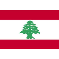 東京製旗 レバノン国旗（卓上旗16×24ｃm) 406862 1枚（直送品）