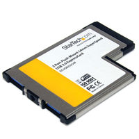 2ポート USB 3.0増設用ExpressCard/54　ECUSB3S254F　1個　StarTech.com（直送品）