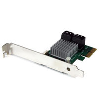PCIeカード x2  4ポート SATA 3.0　PEXSAT34RH　1個　StarTech.com（直送品）