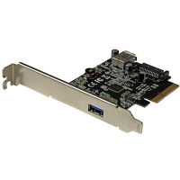 2x USB 3.1（10Gbps）増設PCIeカード　PEXUSB311EI　1個　StarTech.com（直送品）