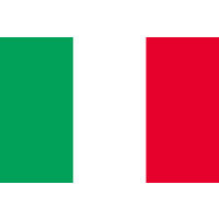 東京製旗 イタリア国旗・トリコローレ（卓上旗16×24ｃm) 406125 1枚