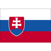 東京製旗 スロバキア国旗（卓上旗16×24ｃm) 406350 1枚（直送品）