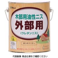 和信ペイント 外部用ウレタンニス 1.6L 半つやクリヤー 4965405215052 1セット(4缶)（直送品）