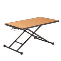 【軒先渡し】 関家具 TOCOM KITE 昇降式テーブル 幅1240×奥行550×高さ700mm ナチュラル RLT-4526 1台（直送品）