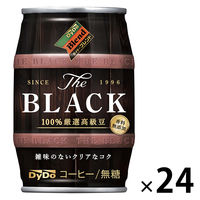 【缶コーヒー】ダイドーブレンド ブレンド・ザ・BLACK（ブラック） 185g 1箱（24缶入）