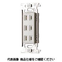 明工社 MLトリプルコンセント 15A 125V ML1213W 1セット（25個）（直送品）