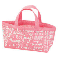 ヘッズ ハッピータイムトートバッグ/ピンク-SS HPT-SSB 1セット(12枚:6枚×2パック)（直送品）