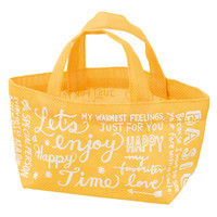 ヘッズ ハッピータイムトートバッグ/イエロー-XS HPT-XSB 1セット(12枚:6枚×2パック)（直送品）