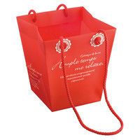 ヘッズ PPポットバッグ(レッド)-M(100枚) PBR-M 1セット(100枚:10枚×10パック)（直送品）