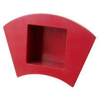 ヘッズ ウッドフレーム扇レッド WOF-REOU 1セット(12個:4個×3パック)（直送品）