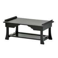 エイ・アイ・エス 供物台 幅600×奥行350×高さ282mm（棚付き） ZFKD-100 DBR 1台（直送品）