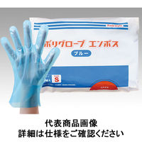パックスタイル PSポリ手袋 ブルー 袋入 M 00437326 1セット（6000枚：200枚×30袋）