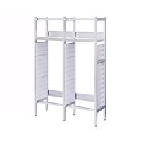 アズワン アルティアラック(棚板1枚+スタンダードトレー用) 1321×500×1980mm U600-2 1台 7-4516-06（直送品）