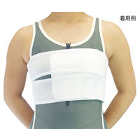 アシスト ライトバンド・ホワイト 胸・腹・腰部兼用固定帯 Lサイズ L 1個 0-6250-22