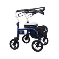 2台セット・未使用・送料込　歩行補助器　アズワン　らくらくあるくん　低床型　青 らくらくあるくん(R)～低床型～(ネスティング歩行器) ナビス