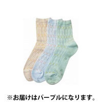 グンゼ 婦人ソックス パープル HL808　【介護用衣類】介援隊カタログ U0065（直送品）