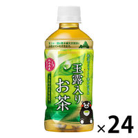 ポッカサッポロ 玉露入りお茶 熊本城復旧応援ラベル 350ml 1箱（24本入）