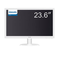 フィリップス 23.6インチワイド液晶モニター 243V5QHAWA/11 フルHD(1920×1080)/HDMI/D-sub テレワーク 在宅 リモート