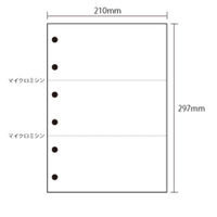 A4マルチカットプリンター用紙 白紙3面ミシン入6穴 KN3600A トッパンフォームズ 1箱（1000枚）（わけあり品）