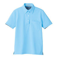 ボンマックス レディス吸水速乾ポロシャツ（花柄A） ブルー 3L FB4018L-6-3L（直送品）
