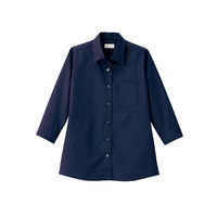 ボンマックス FB4039L レディス開襟七分袖ブラウス ネイビー 15G FB4039L-8-15G 1着