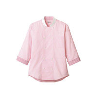 ボンマックス コックシャツ（ユニセックス） ピンクXレッド 3L FB4522U-9-3L（直送品）