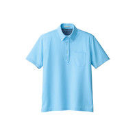 ボンマックス 吸水速乾メンズポロシャツ（花柄A） ブルー L FB5024M-6-L（直送品）
