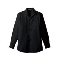 ボンマックス メンズイタリアンカラー長袖シャツ ブラック 4L FB5033M-16-4L（直送品）