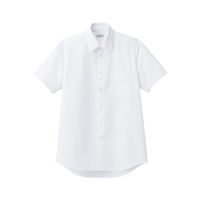 ボンマックス メンズレギュラーカラー半袖シャツ ホワイト 5L FB5041M-15-5L（直送品）