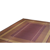 ファミリー・ライフ 純国産い草カーペット「ランクス」ワイン長方形（小） 幅1400×奥行2000mm 1枚（直送品）