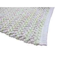 萩原 インド綿マット ラディッツ グリーン 約45×65cm 1枚（直送品）