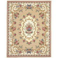 萩原 ゴブランラグ ザイン ベージュ 約200×250cm 1枚（直送品）