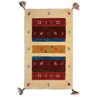 萩原 ギャッベ マット・ラグ LORRI BUFFD 約45×75cm