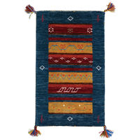 萩原 ギャッベ マット・ラグ LORRI BUFFD L6 約45×75cm 1枚（直送品）