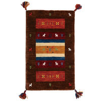 萩原 ギャッベ マット・ラグ LORRI BUFFD L8 約45×75cm 1枚（直送品）