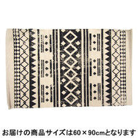 萩原 インド綿マット ロメウ 約60×90cm 1枚（直送品）