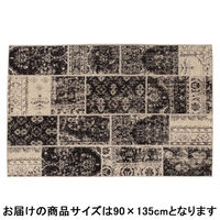 萩原 インド綿ラグ ペルシー 約90×135cm 1枚（直送品）