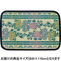 萩原 い草玄関マット（裏貼り） 涼華（すずか） 約65×110cm 1枚（直送品）