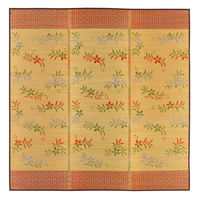 萩原 国産い草コンパクトラグ ノーブル OR オレンジ