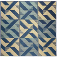 萩原 い草コンパクトパフラグ（裏貼り） ティルト BL ブルー