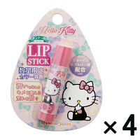 【アウトレット】キャラクターメントールリップクリーム ハローキティ 1セット（4本：1本×4） サンタン