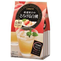 日東紅茶 厳選果汁のとろける白桃 1袋（10本入）