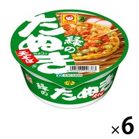 東洋水産　マルちゃん 緑のたぬき天そば　東　1セット（6個）和風カップめん
