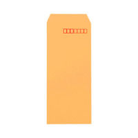 ムトウユニパック カラー封筒 長4 オレンジ 70g/m2 1箱（1000枚）（直送品）