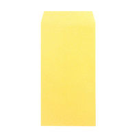 ムトウユニパック カラー封筒 長3 イエロー 枠なし 70g/m2 1箱（1000枚）（直送品）